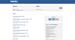 Desktop Screenshot of mentorgraphics.jobs